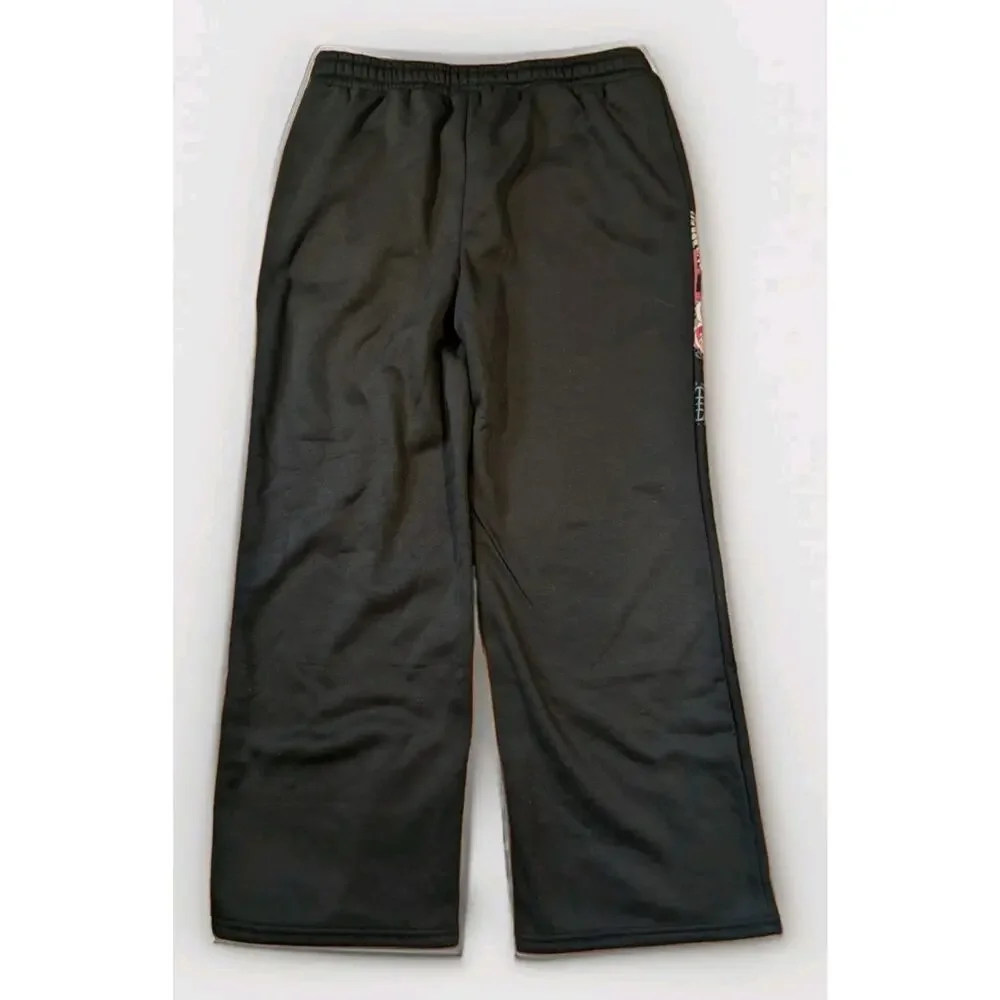 Ecko Unltd Sweatpants Mens XL NWT Y2K Baggy Wide Leg Rhino Graphic Black